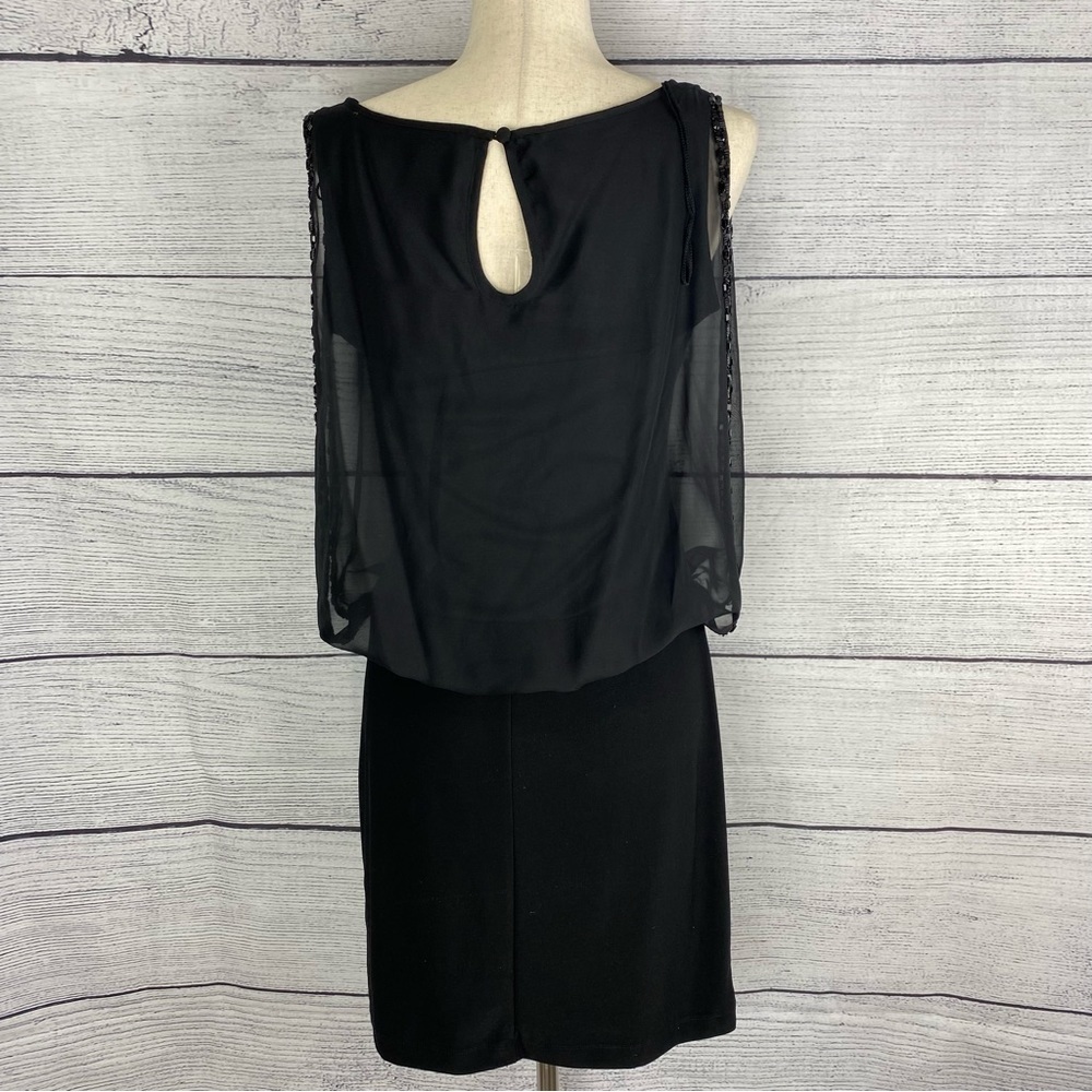 SCARLETT Nite Black Sleeveless Blouson Dress Size 8 - Picture 2 of 8
